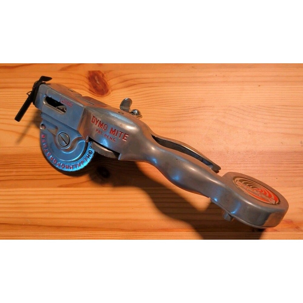 Dymo Mite Tapewriter Label Maker Hand Embossing Tool